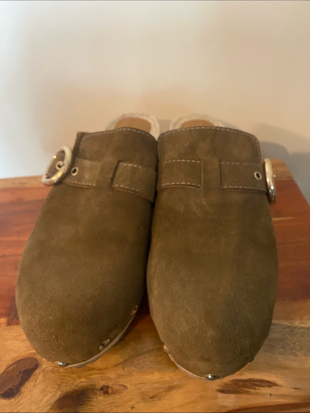 See by Chloe Viviane platform wooden Clog in Tobacco size 38 - Picture 4 of 12